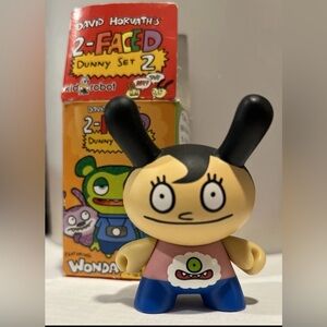 🤖 Kidrobot David Horvath 2-Faced Dunny Minus Series 2